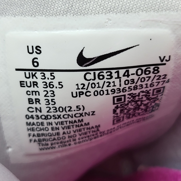 Nike Free Metcon 3 Vast Grey Fire Pink Women's Training Shoes - Picture 7 of 8